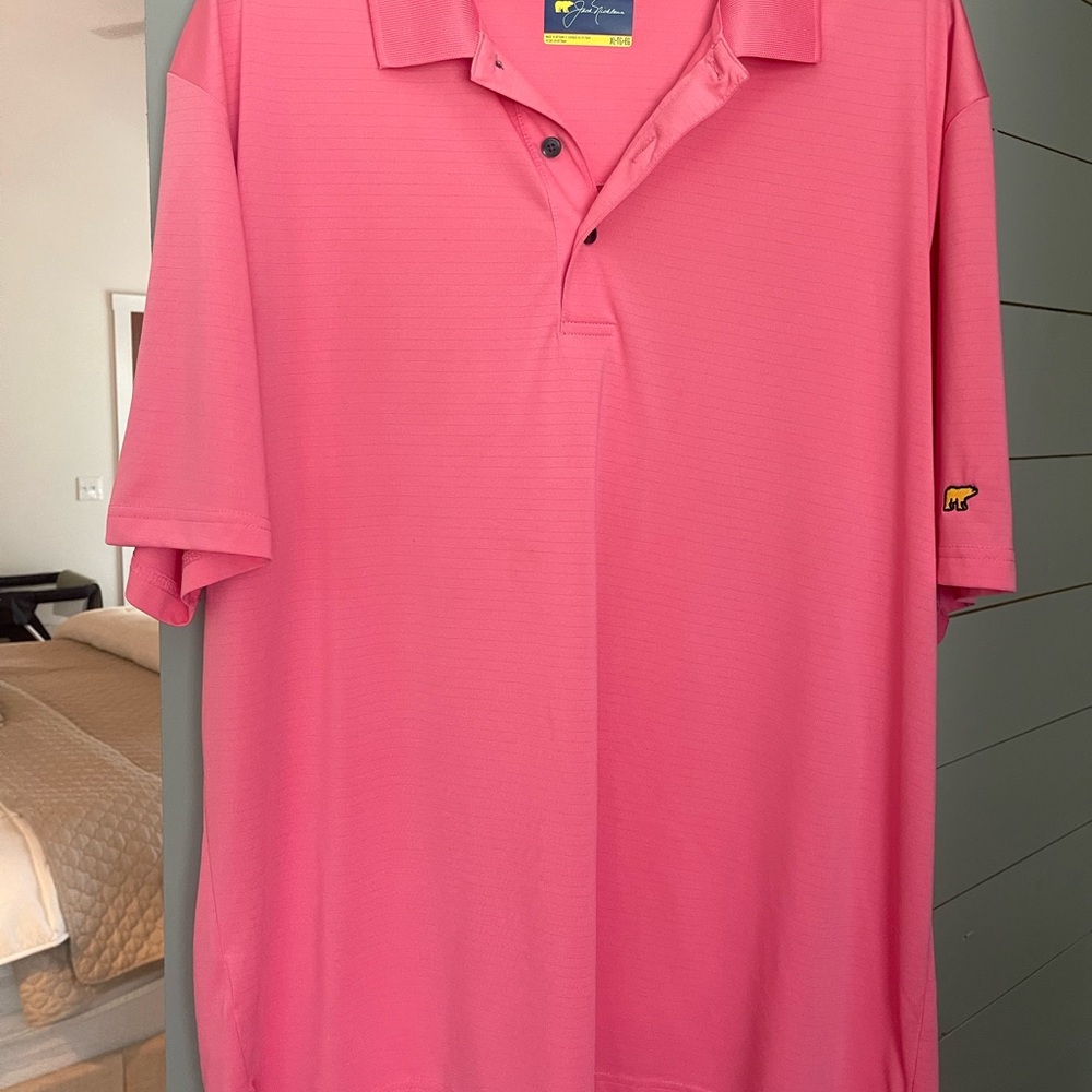 Vibrant Pink Polo Shirt with Classic Collar